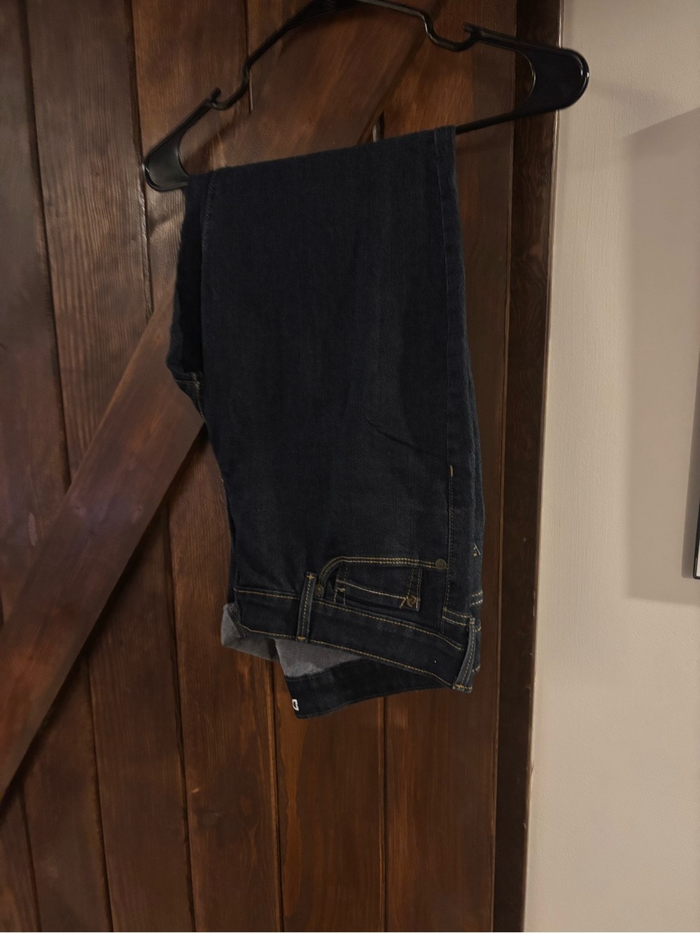 Ladies  Dark Blue Denim Jeans - Classic Straight Fit